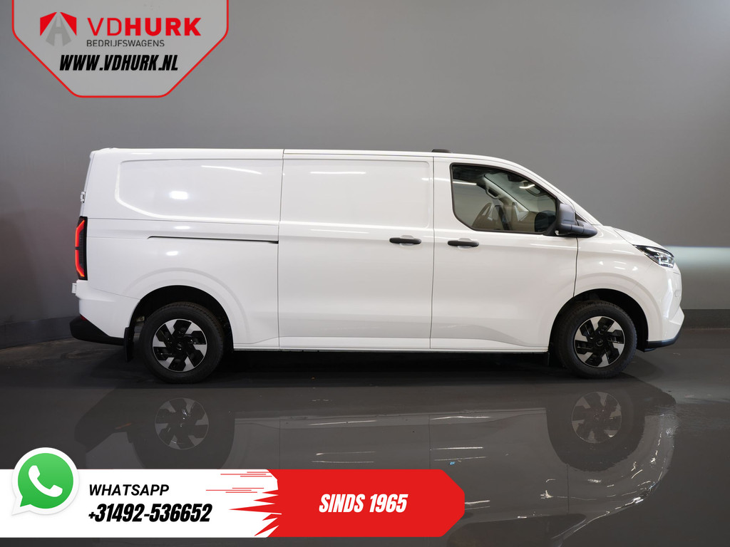 Ford E-Transit Custom L2 330 km WLTP Garantie t/m 2028/ LED/ Snellader/ Standkachel/ Stoelverw./ Stuurverw./ Carplay/ Camera/ PDC/ Climate/ Cruise 11