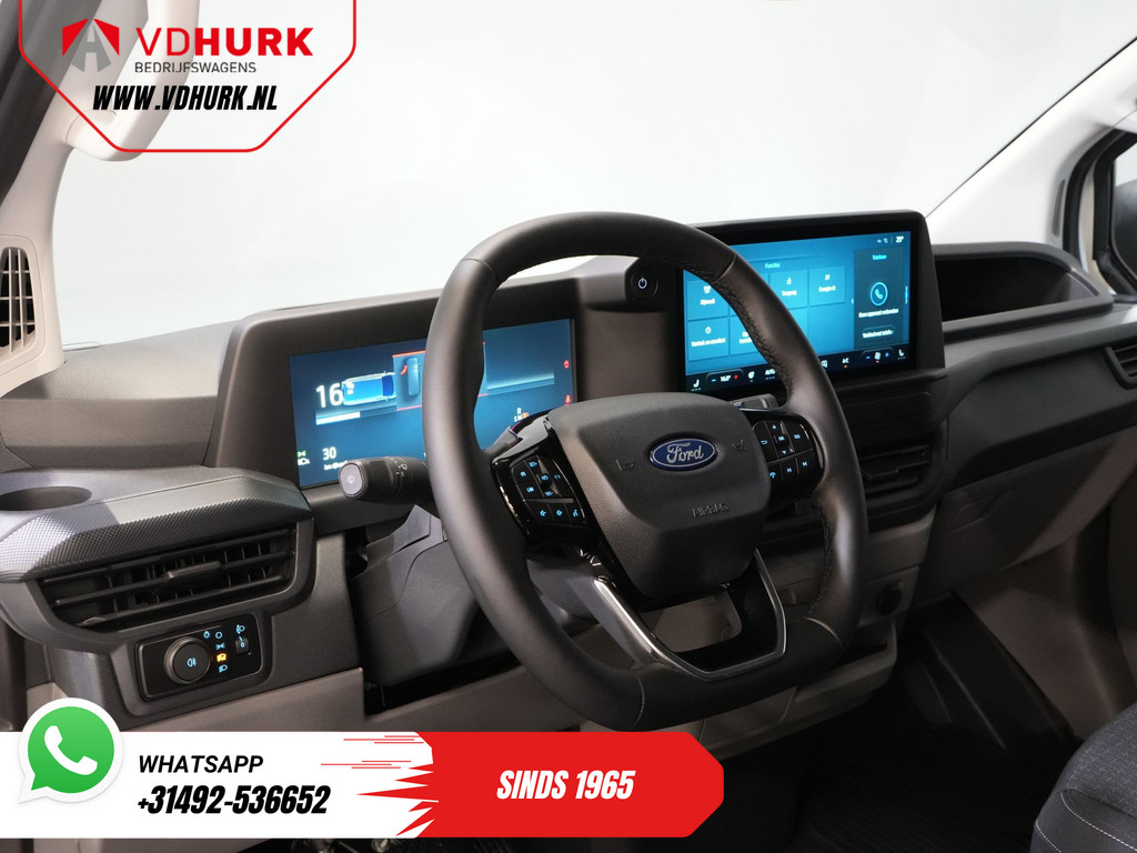 Ford E-Transit Custom L2 330 km WLTP Garantie t/m 2028/ LED/ Snellader/ Standkachel/ Stoelverw./ Stuurverw./ Carplay/ Camera/ PDC/ Climate/ Cruise 14