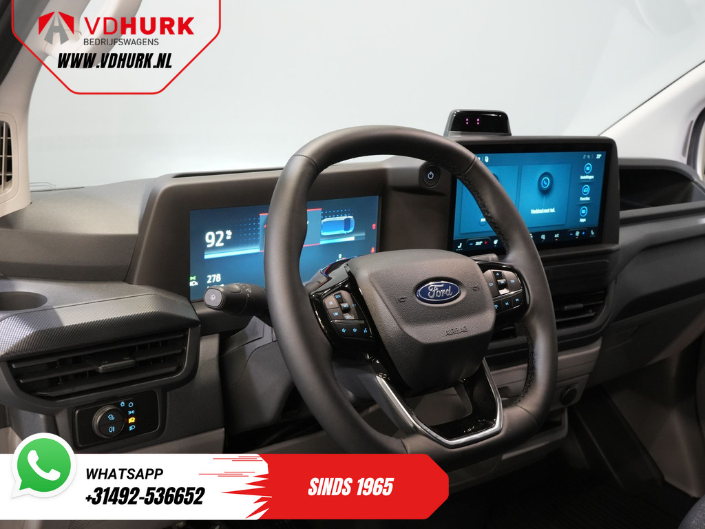 Ford E-Transit Custom L2 330 km WLTP Garantie t/m 2028/ LED/ Snellader/ Standkachel/ Stoelverw./ Stuurverw./ Carplay/ Camera/ PDC/ Climate/ Cruise 14