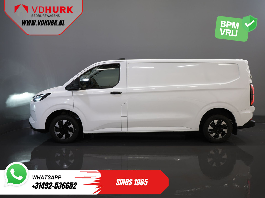 Ford E-Transit Custom L2 330 km WLTP LED/ Standkachel/ Snellader/ 2.3t Trekverm./ Carplay/ Climate/ Camera/ PDC/ Cruise 10