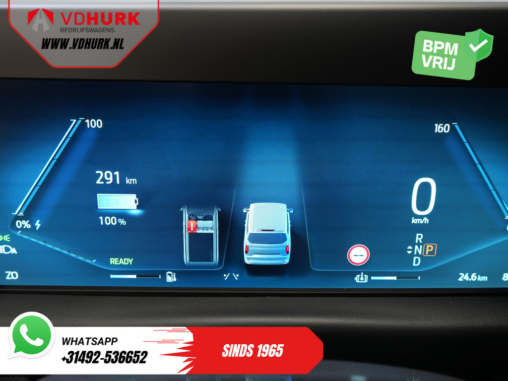 Ford E-Transit Custom L2 330 km WLTP LED/ Standkachel/ Snellader/ 2.3t Trekverm./ Carplay/ Climate/ Camera/ PDC/ Cruise 18