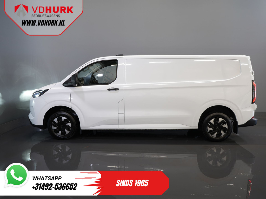 Ford E-Transit Custom L2 330 km WLTP LED/ Standkachel/ Stoelverw./ Snellader/ 2.3t Trekverm./ Carplay/ Climate/ Camera/ PDC/ Cruise 10