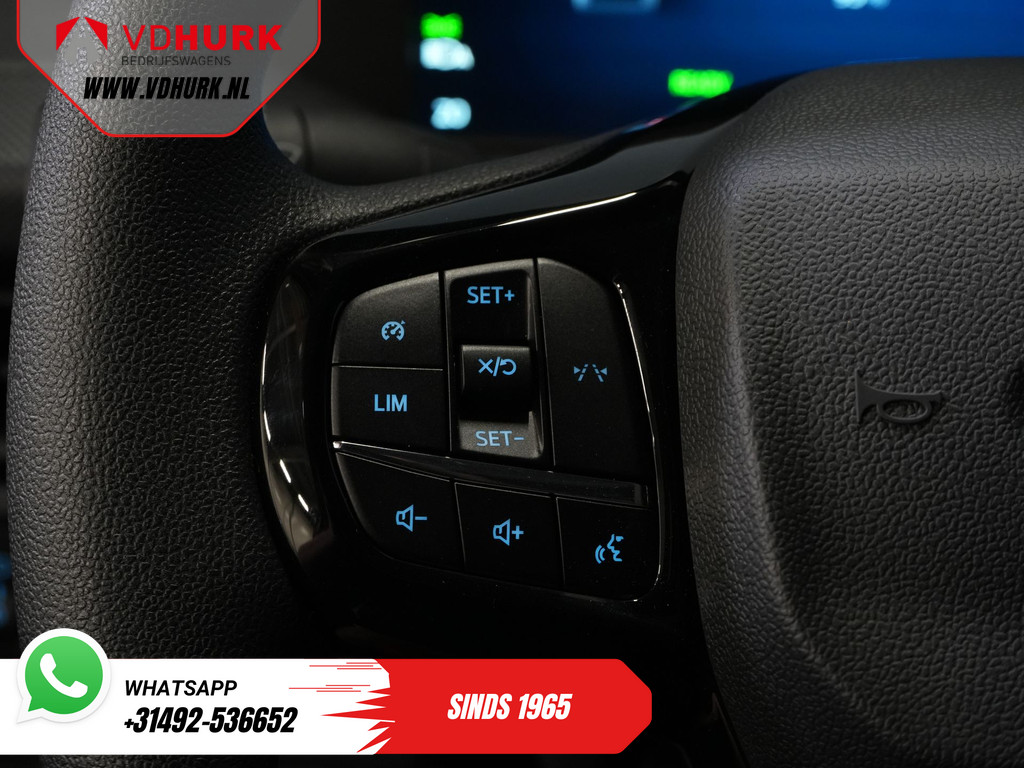 Ford E-Transit Custom L2 330 km WLTP LED/ Standkachel/ Stoelverw./ Snellader/ 2.3t Trekverm./ Carplay/ Climate/ Camera/ PDC/ Cruise 18