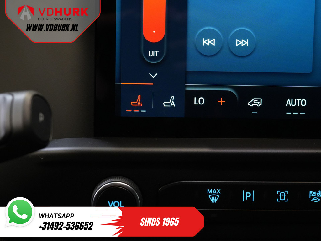 Ford E-Transit Custom L2 330 km WLTP LED/ Standkachel/ Stoelverw./ Snellader/ 2.3t Trekverm./ Carplay/ Climate/ Camera/ PDC/ Cruise 21