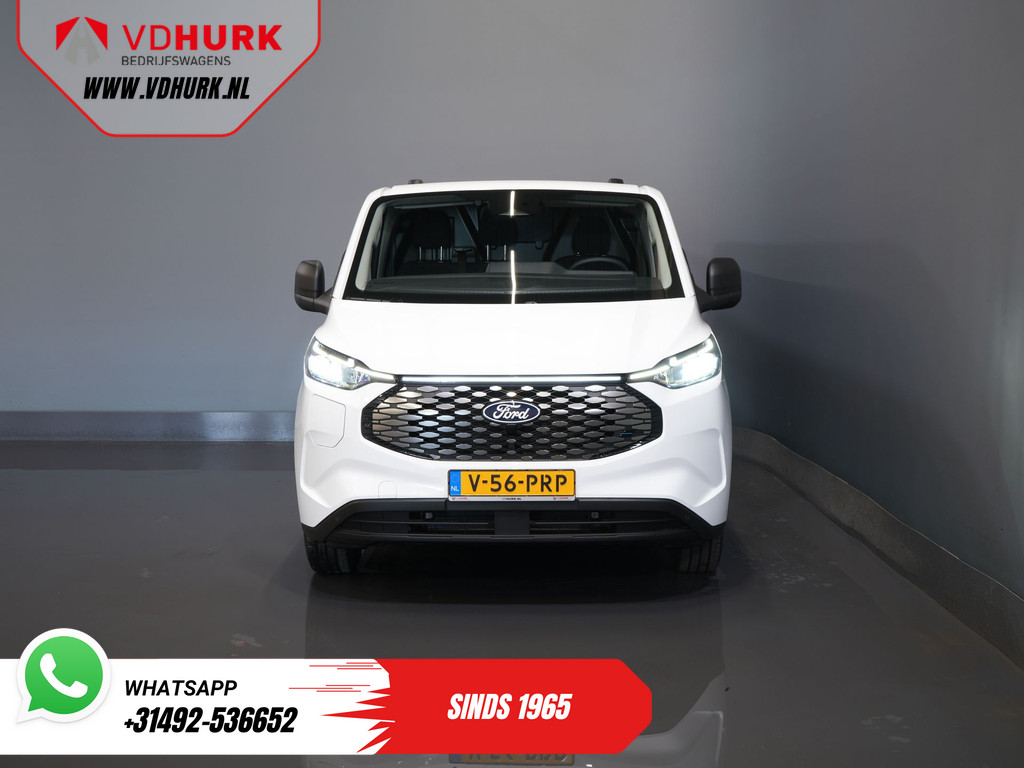 Ford E-Transit Custom L2 330 km WLTP LED/ Standkachel/ Stoelverw./ Snellader/ 2.3t Trekverm./ Carplay/ Climate/ Camera/ PDC/ Cruise 7