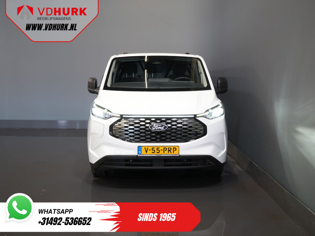 Ford E-Transit Custom L2 330 km WLTP LED/ Standkachel/ Stoelverw./ Snellader/ 2.3t Trekverm./ Carplay/ Climate/ Camera/ PDC/ Cruise 7