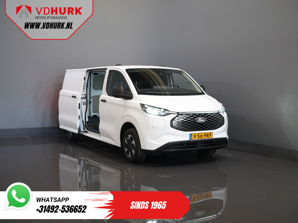 Ford E-Transit Custom L2 330 km WLTP LED/ Standkachel/ Stoelverw./ Snellader/ 2.3t Trekverm./ Carplay/ Climate/ Camera/ PDC/ Cruise 9