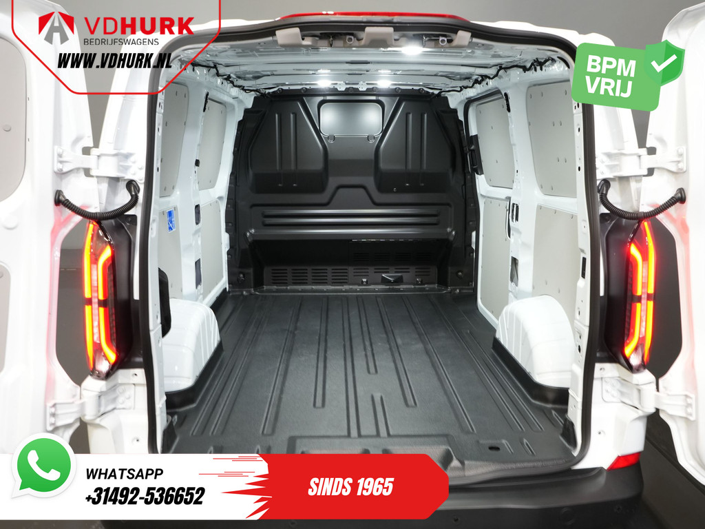 Ford E-Transit Custom Trend 65 kWh 330 km WLTP 218 pk Garantie t/m 2027/ LED/ Standkachel/ Snellader/ 2.3t Trekverm./ Stoelverw./ Carplay/ Climate/ Camera/ PDC/ Cruise 15