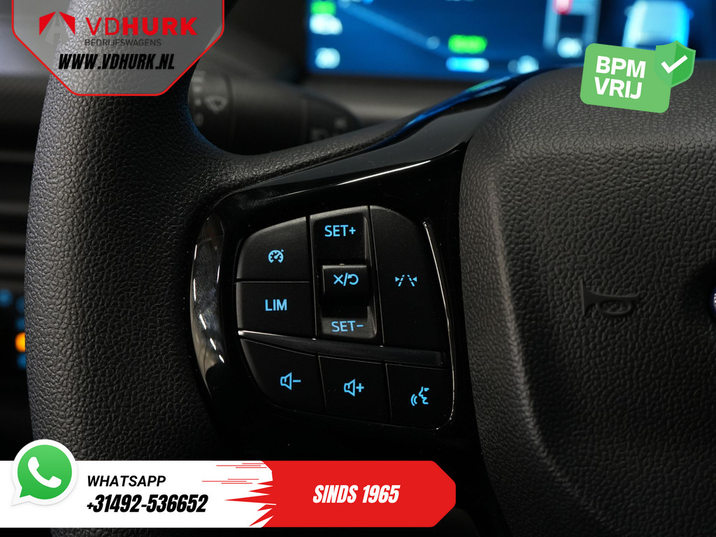 Ford E-Transit Custom Trend 65 kWh 330 km WLTP 218 pk Garantie t/m 2027/ LED/ Standkachel/ Snellader/ 2.3t Trekverm./ Stoelverw./ Carplay/ Climate/ Camera/ PDC/ Cruise 18