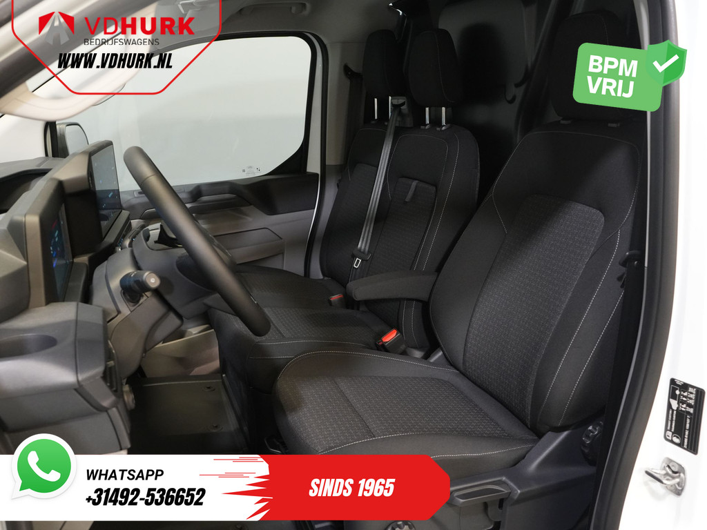 Ford E-Transit Custom Trend 65 kWh 330 km WLTP Garantie t/m 2029/ LED/ Standkachel/ Snellader/ 2.3t Trekverm./ Stuurverw./ Stoelverw./ Carplay/ Camera/ PDC/ Cruise 12