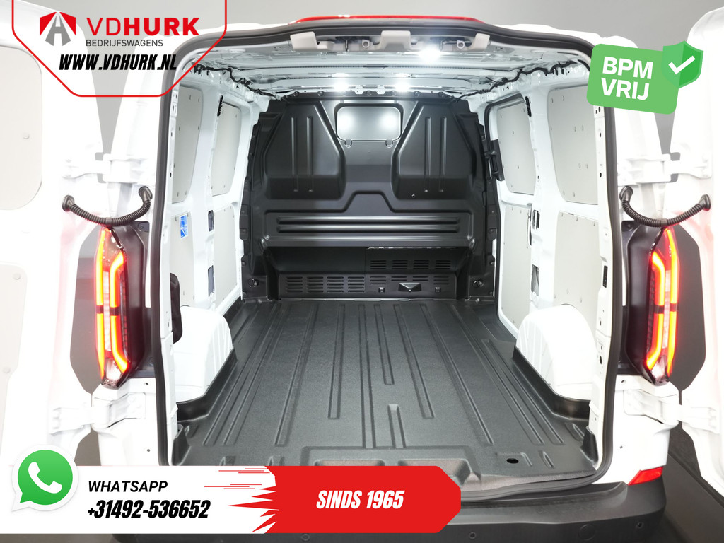 Ford E-Transit Custom Trend 65 kWh 330 km WLTP Garantie t/m 2029/ LED/ Standkachel/ Snellader/ 2.3t Trekverm./ Stuurverw./ Stoelverw./ Carplay/ Camera/ PDC/ Cruise 15