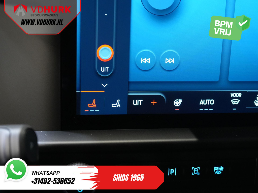 Ford E-Transit Custom Trend 65 kWh 330 km WLTP Garantie t/m 2029/ LED/ Standkachel/ Snellader/ 2.3t Trekverm./ Stuurverw./ Stoelverw./ Carplay/ Camera/ PDC/ Cruise 21