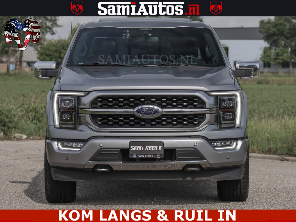 Ford F150 PLATINUM | MASSAGE | PANO | GROOTSCHERM | COMFORT STOELEN | ADAPTIVE CRUISE | DC | DUBBELE CABINE | 5 PERSOONS | DC | DASH CAM | MASSAGE | | De specialist in Amerikaanse pickâups in Nederland en Europa. 9