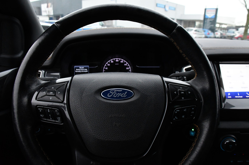 Ford Ranger 2.0 EcoBlue Wildtrak Supercab Adaptieve Cruise, Camera, Carplay, 3500kg Trekhaak, 213pk, Automaat Multimedia, Stoelverwarming, Leder, uniek! 16