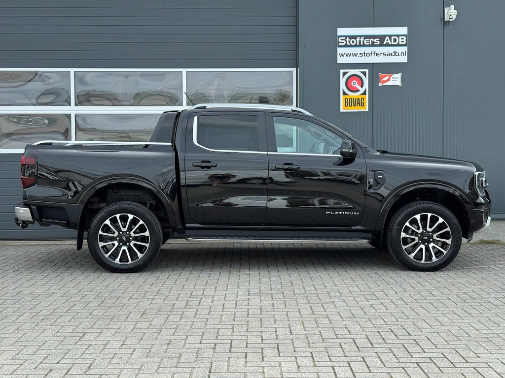 Ford Ranger 3.0 V6 241pk Platinum Double Cab | BPM VRIJ | 2-zits | Trekhaak 3500KG | 360 Cam | Leder geventileerd | Elekt. Rollo 10