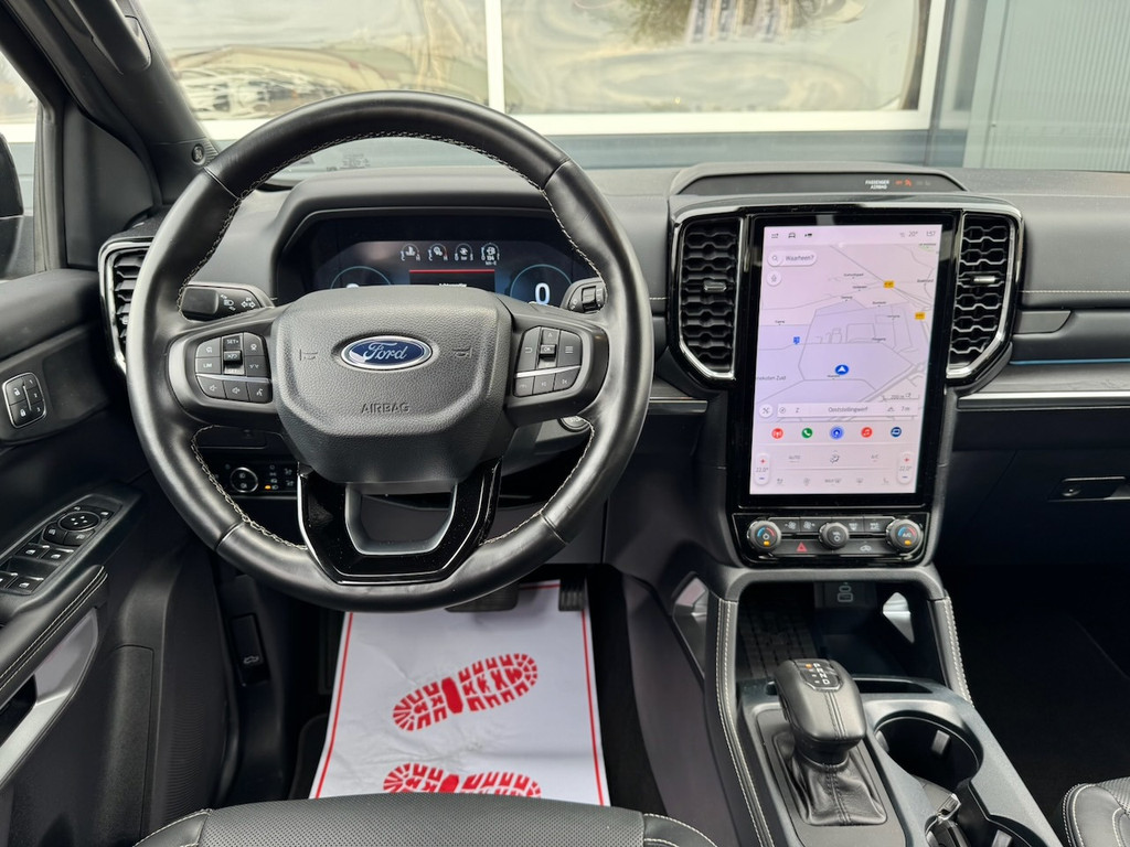 Ford Ranger 3.0 V6 241pk Platinum Double Cab | BPM VRIJ | 2-zits | Trekhaak 3500KG | 360 Cam | Leder geventileerd | Elekt. Rollo 18