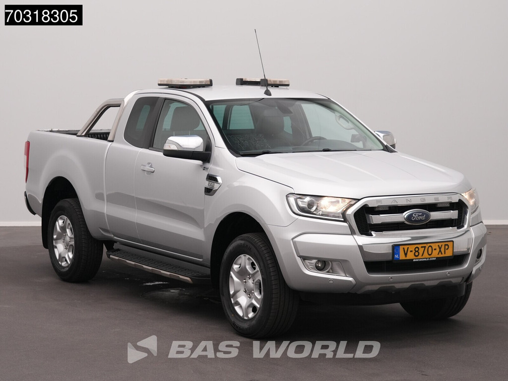 Ford Ranger 160PK 2.2 TDCi Automaat Limited Supercab Trekhaak Navi Airco Cruise Camera Parkeersensoren v+a Euro6 Pickup Airco Trekhaak Cruise control 7