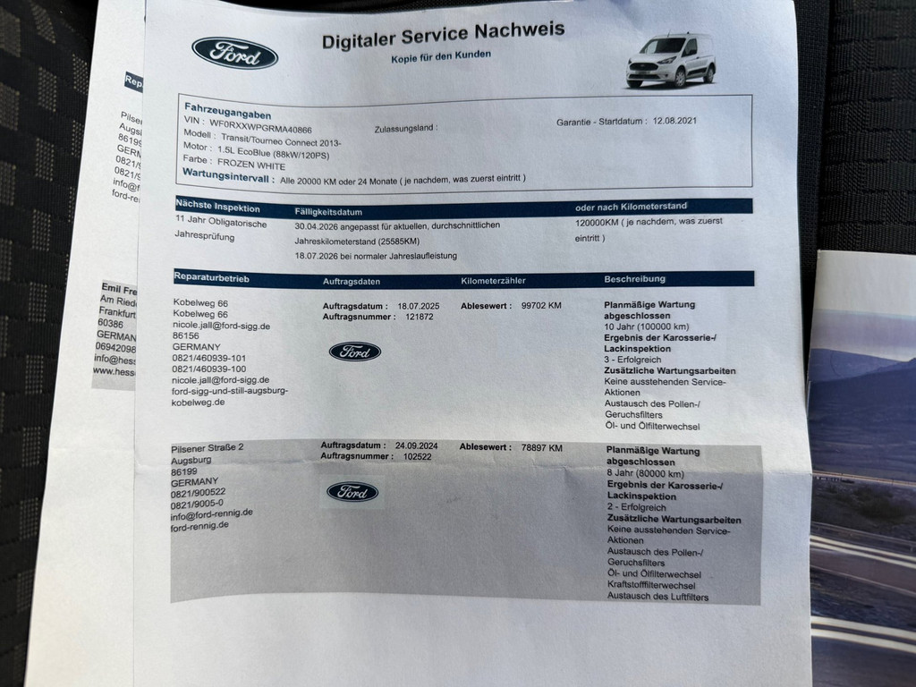 Ford TRANSIT CONNECT 1.5 EcoBlue L1 Limited / Automaat 120PK / Laadruimte inrichting / Camera / 3 zits 13