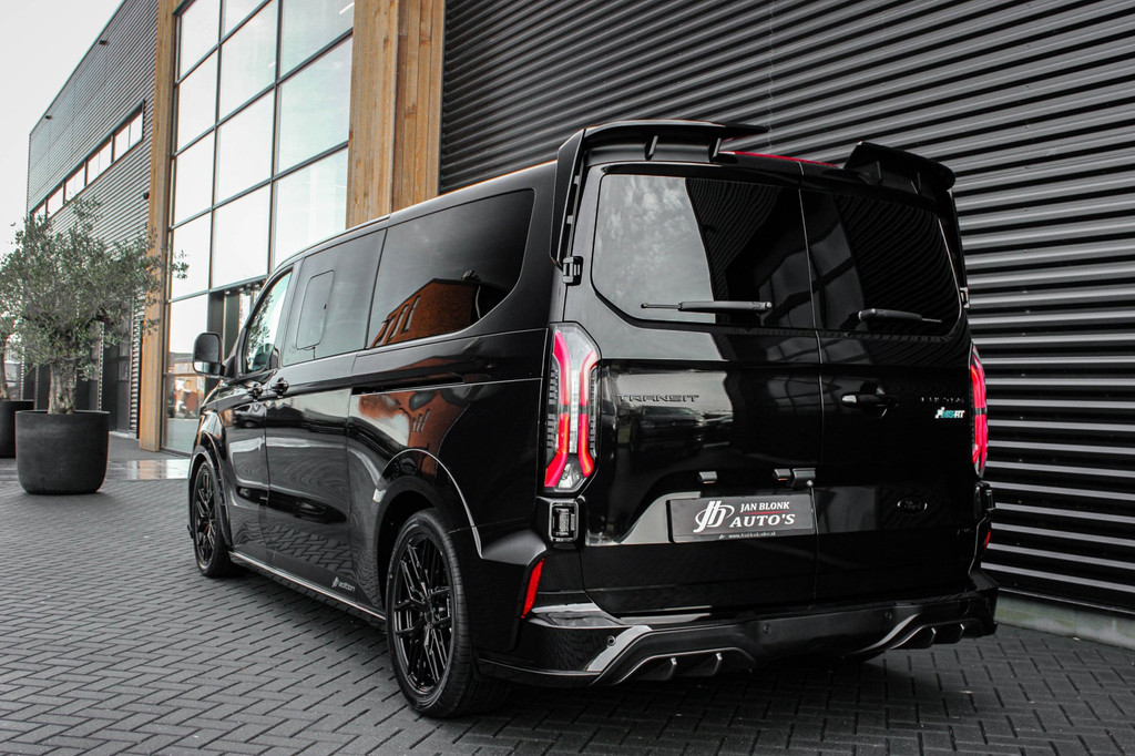 Ford TRANSIT CUSTOM 320 2.0 TDCI L2H1 MS-RT DC AWD DUBBEL CABINE BPM VRIJ / KUIPSTOELEN / DIRECT RIJDEN / NAVIGATIE / FULL BLACK 10