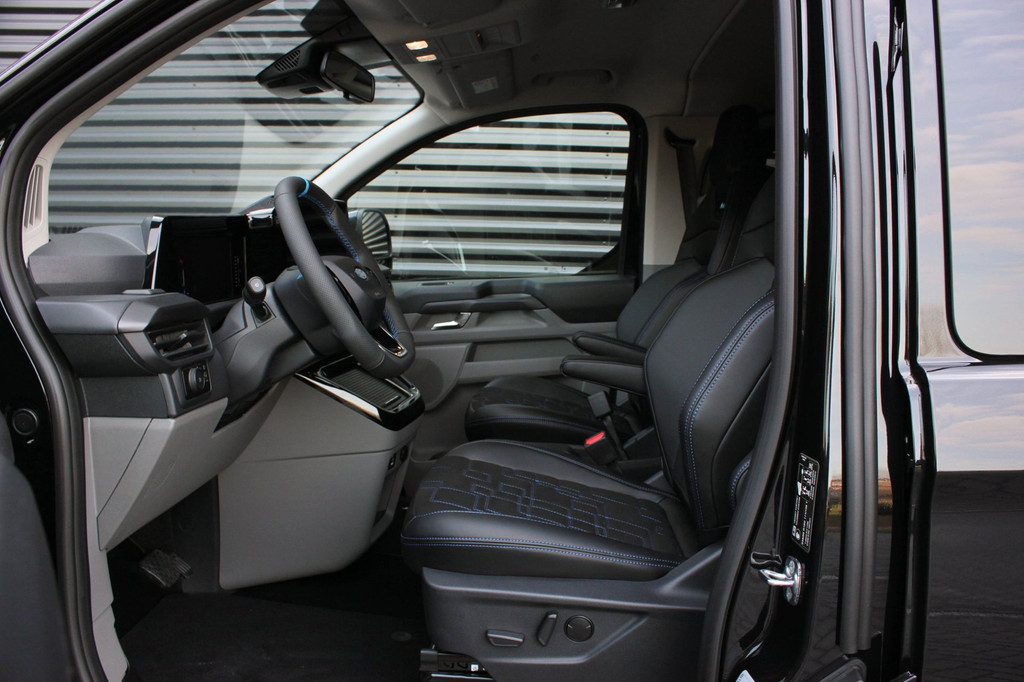 Ford TRANSIT CUSTOM 320 2.0 TDCI L2H1 MS-RT DC AWD DUBBEL CABINE BPM VRIJ / KUIPSTOELEN / DIRECT RIJDEN / NAVIGATIE / FULL BLACK 14