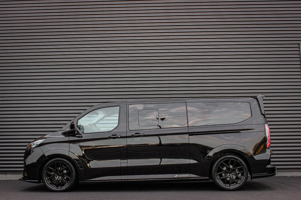 Ford TRANSIT CUSTOM 320 2.0 TDCI L2H1 MS-RT DC AWD DUBBEL CABINE BPM VRIJ / KUIPSTOELEN / DIRECT RIJDEN / NAVIGATIE / FULL BLACK 5