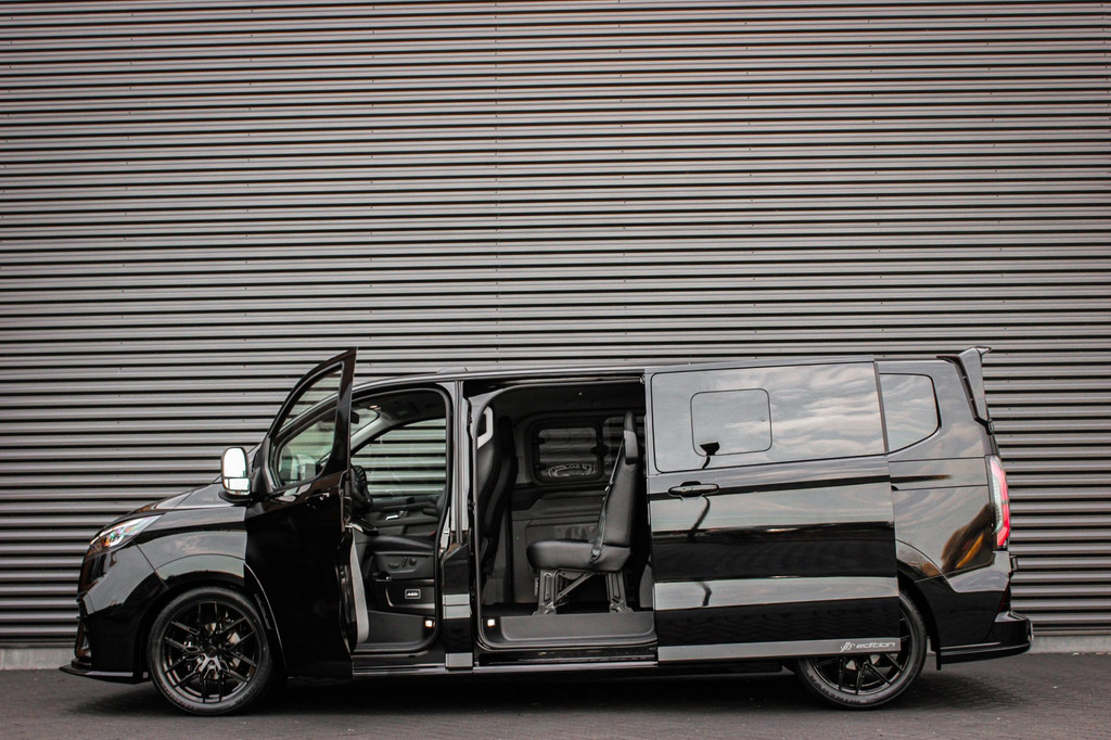 Ford TRANSIT CUSTOM 320 2.0 TDCI L2H1 MS-RT DC AWD DUBBEL CABINE BPM VRIJ / KUIPSTOELEN / DIRECT RIJDEN / NAVIGATIE / FULL BLACK 7