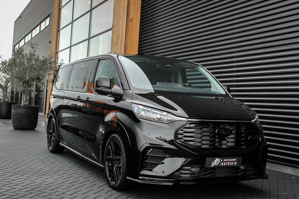 Ford TRANSIT CUSTOM 320 2.0 TDCI L2H1 MS-RT DC AWD DUBBEL CABINE BPM VRIJ / KUIPSTOELEN / DIRECT RIJDEN / NAVIGATIE / FULL BLACK 9