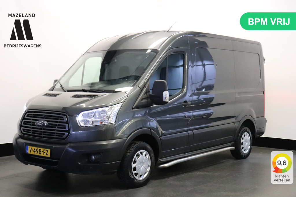 Ford Transit 2.0 TDCI 130PK L2H2 EURO6 - Airco - Cruise - Navi - Stoelverw. - € 11.950,- Excl.