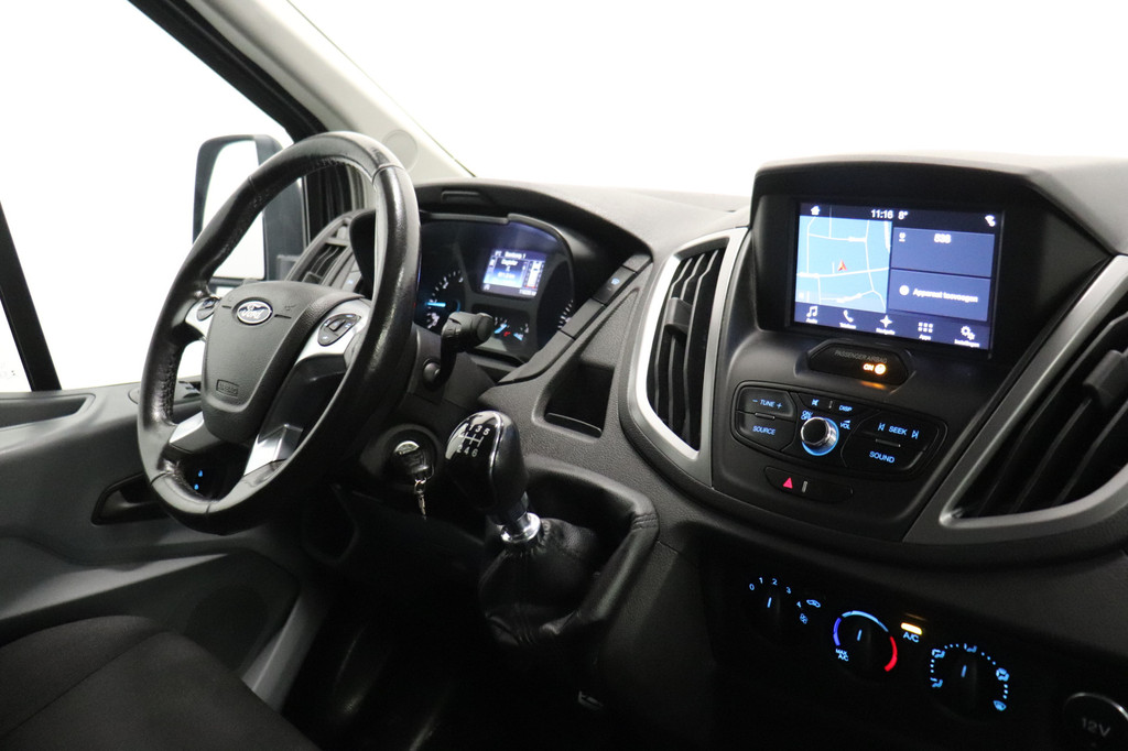 Ford Transit 2.0 TDCI 130PK L2H2 EURO6 - Airco - Cruise - Navi - Stoelverw. - € 11.950,- Excl. 3