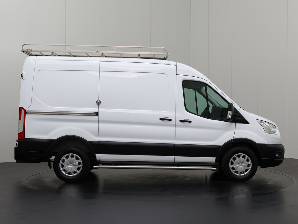 Ford Transit 2.0TDCI 130PK L2H2 | Imperiaal | Trekhaak | Gate locks | Navigatie | Camera | Airco | Cruise | 3-Persoons 13