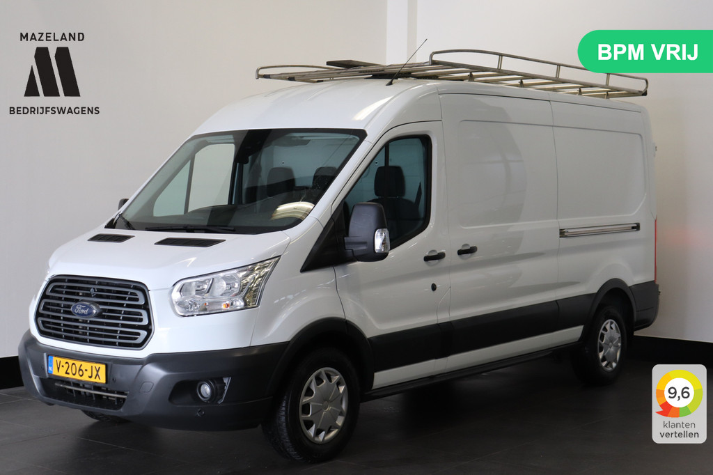 Ford Transit 2.0 TDCI 130PK L3H2 2x schuifdeur EURO 6 - Airco - Navi - Cruise - €13.900,- Excl.