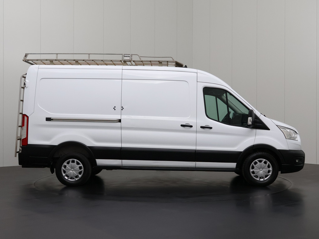 Ford Transit 2.0TDCI 130PK L3H2 | Imperiaal | Trekhaak | 3-Persoons | Betimmering | Airco 13