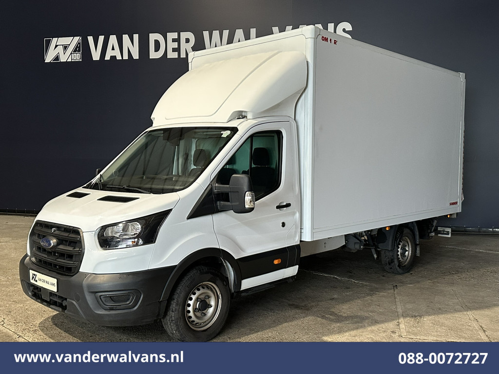 Ford Transit 2.0 TDCI 130pk Bakwagen 221cm hoog Laadklep Euro6 Airco | 3-Zits | Camera Verwarmde voorruit, Bijrijdersbank, 2750kg Trekvermogen 10