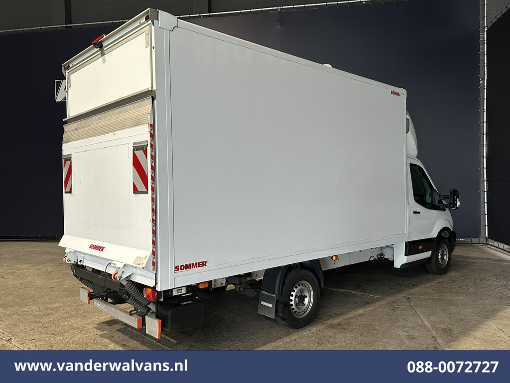 Ford Transit 2.0 TDCI 130pk Bakwagen 221cm hoog Laadklep Euro6 Airco | 3-Zits | Camera Verwarmde voorruit, Bijrijdersbank, 2750kg Trekvermogen 12