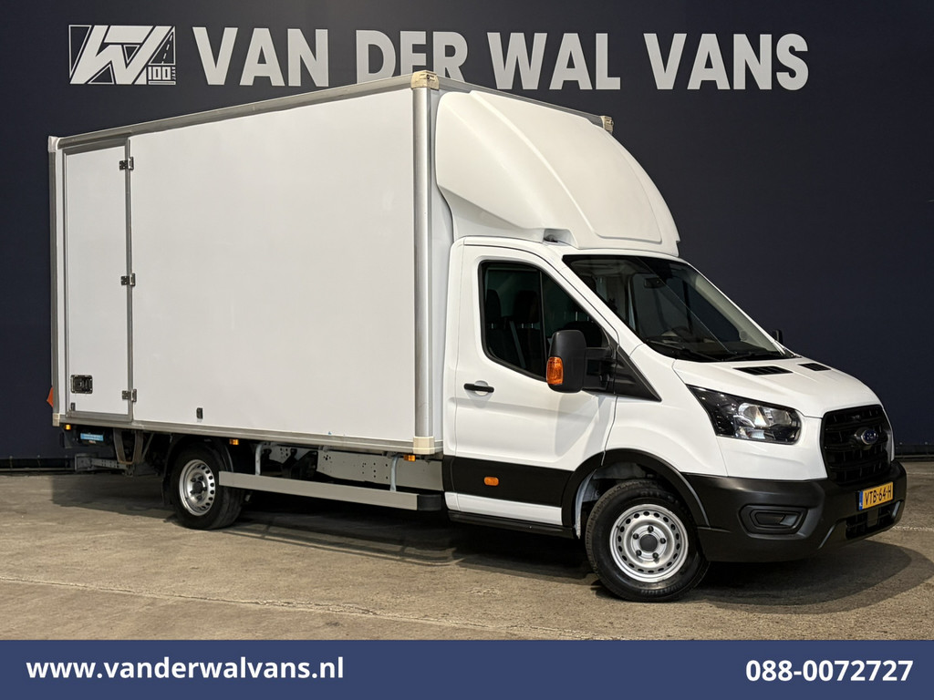Ford Transit 2.0 TDCI 130pk Bakwagen 232cm Hoog Laadklep Zijdeur Euro6 Airco | Lat om Lat betimmering Bijrijdersbank, 904kg laadvermogen