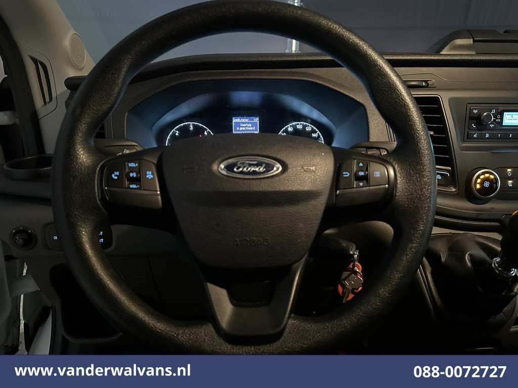 Ford Transit 2.0 TDCI 130pk Bakwagen 233cm Hoog Laadklep Zijdeur Euro6 Airco | Lat om Lat Betimmering Bijrijdersbank 14