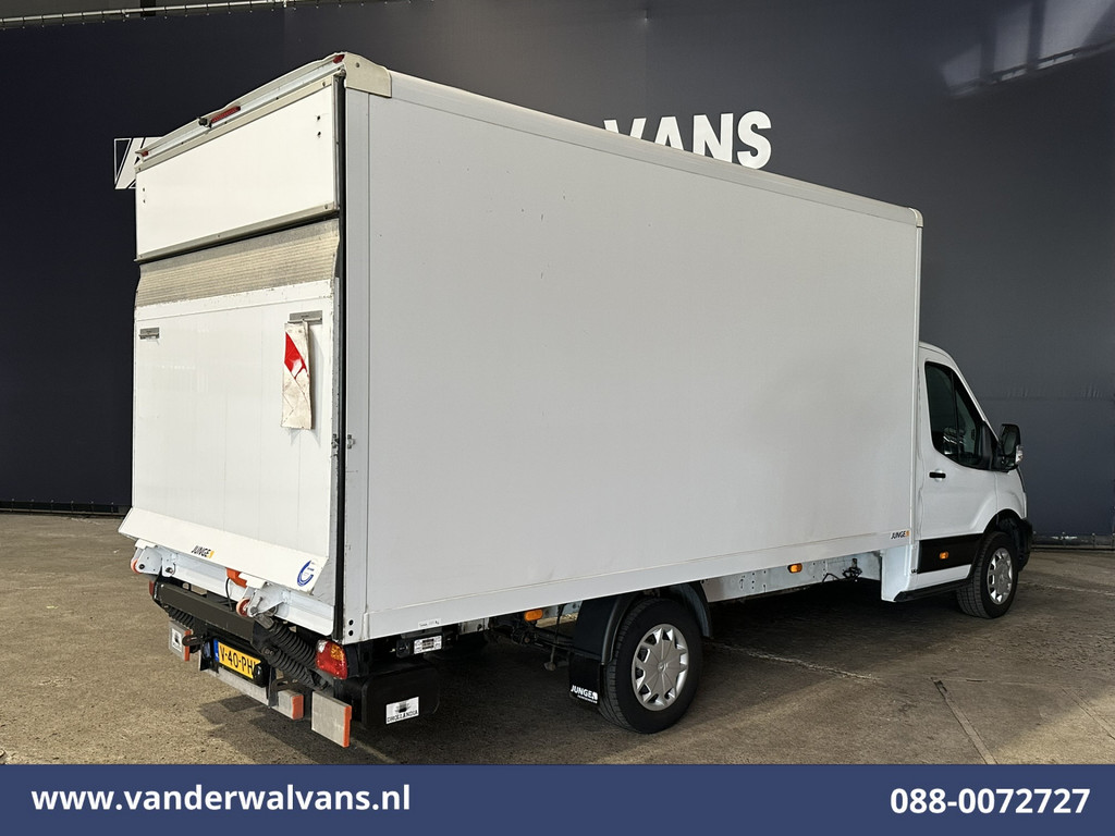 Ford Transit 2.0 TDCI 130pk Bakwagen L4.35m Laadklep Euro6 Airco | Camera | Cruisecontrol | Verwarmde voorruit Bijrijdersbank, 970kg laadvermogen 12