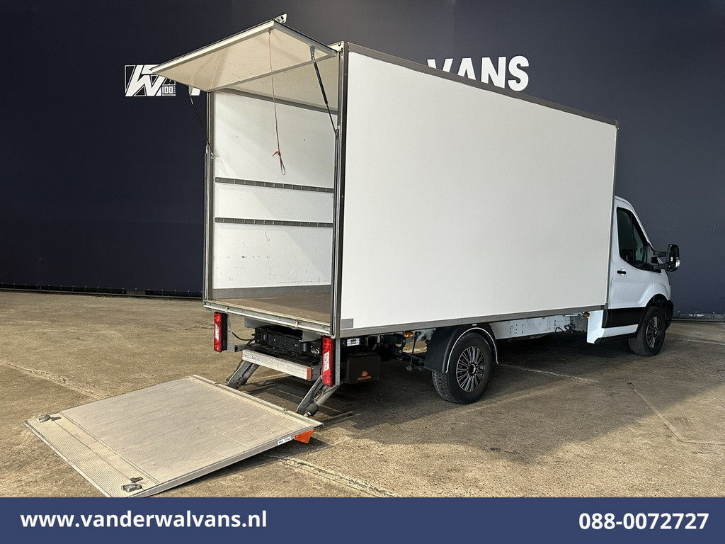 Ford Transit 2.0 TDCI 130pk Bakwagen Laadklep Euro6 Airco | 3-Zits | Cruisecontrol Dhollandia klep 12