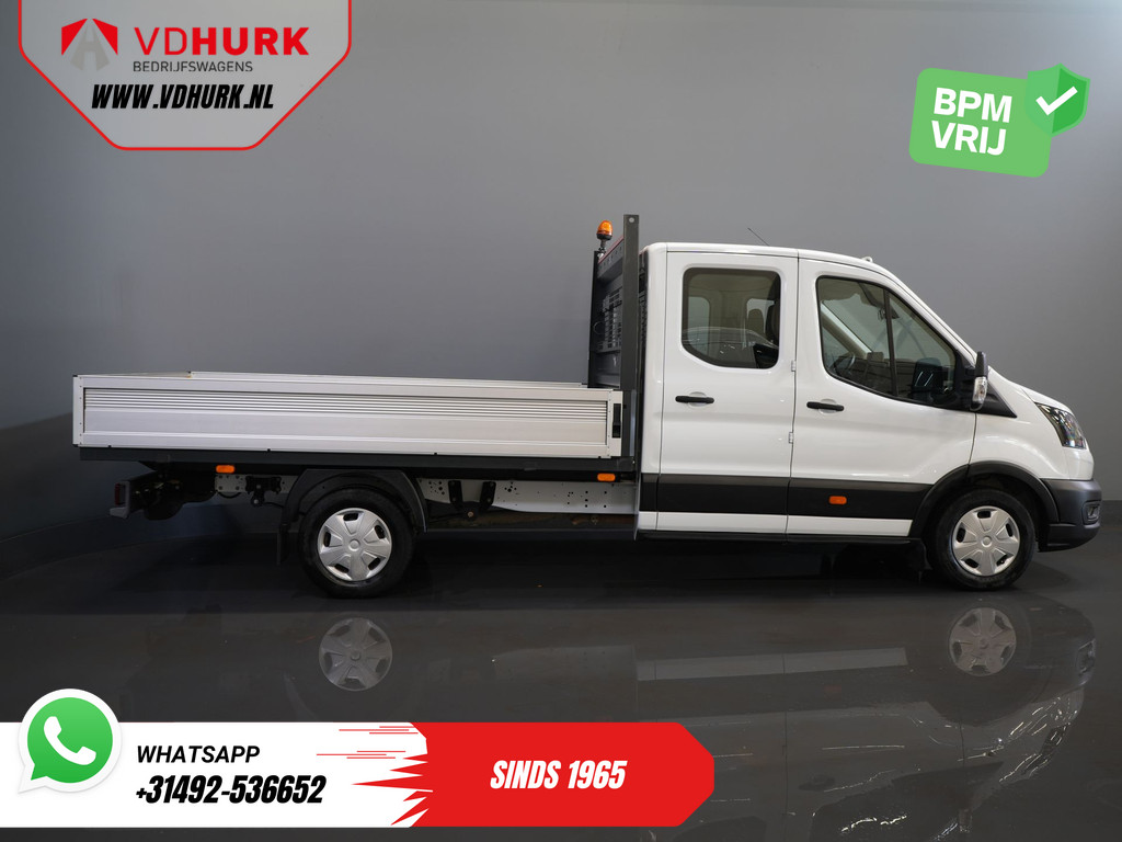 Ford Transit 2.0 TDCI 130 pk DC Dubbel Cabine Open Laadbak/ 7 Pers./ 3.0t Trekverm./ Carplay/ Cruise/ Climate/ Pick Up 11
