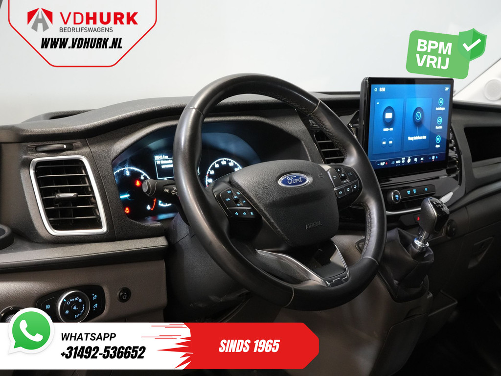 Ford Transit 2.0 TDCI 130 pk DC Dubbel Cabine Open Laadbak/ 7 Pers./ 3.0t Trekverm./ Carplay/ Cruise/ Climate/ Pick Up 14