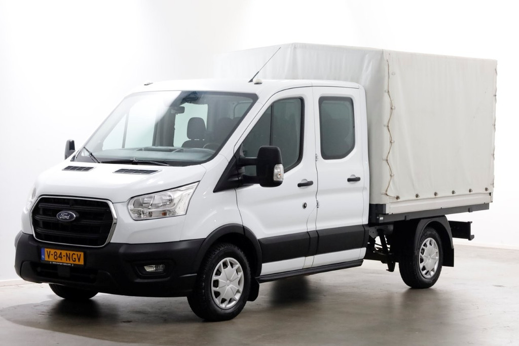 Ford Transit 2.0 TDCI 130pk L2H1 Trend D.C. Open Laadbak met huif 05-2020 10