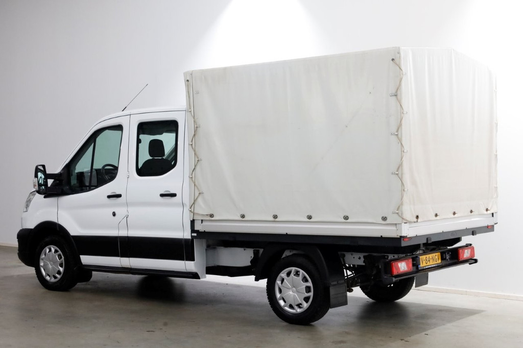 Ford Transit 2.0 TDCI 130pk L2H1 Trend D.C. Open Laadbak met huif 05-2020 11