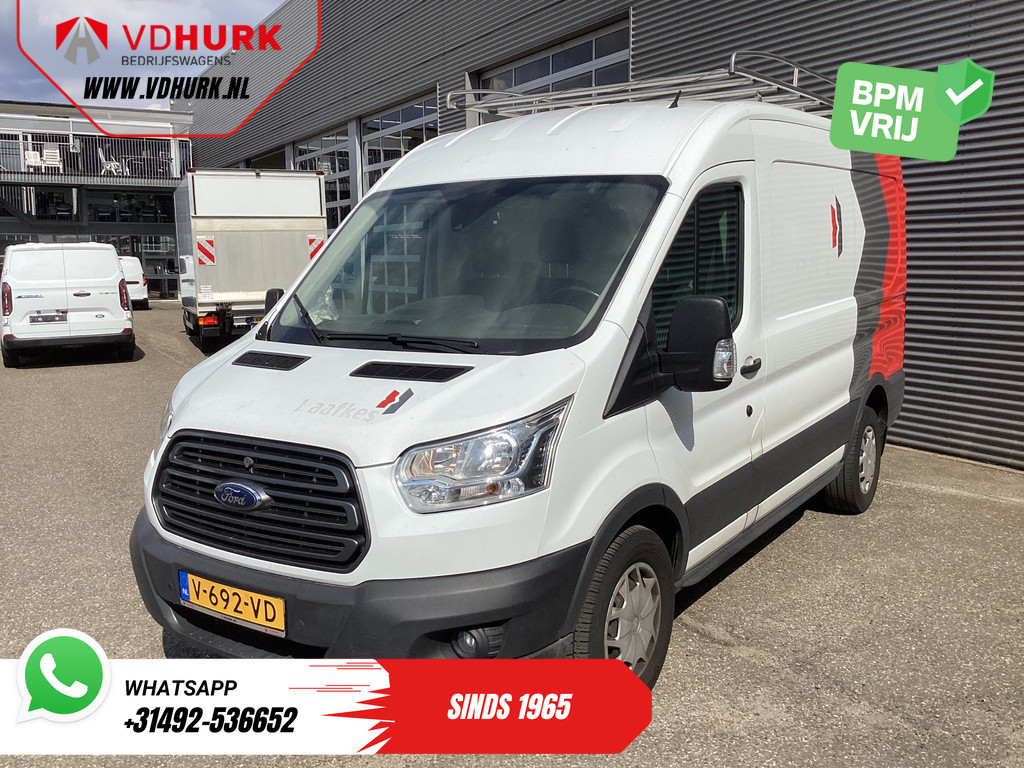 Ford Transit 2.0 TDCI 130 pk L2H2 Trend 2.8t Trekverm./ DB-VV./ Navi/ Camera/ Cruise/ Imperiaal/ Rearstep/ Trekhaak 8