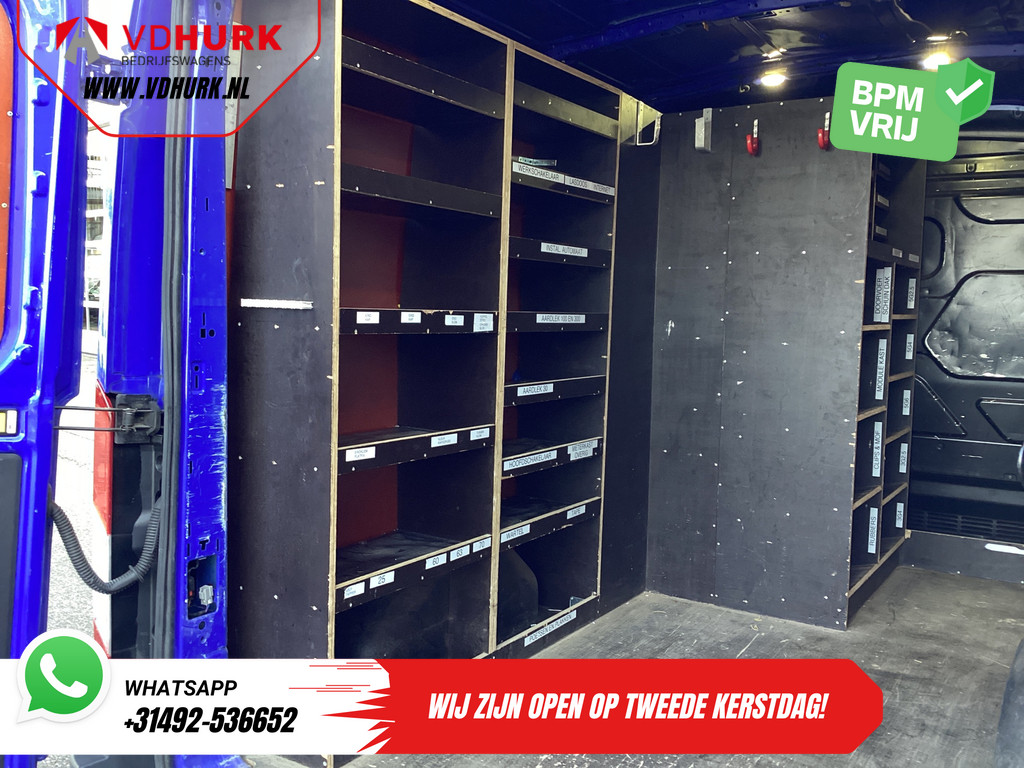 Ford Transit 2.0 TDCI 130 pk L2H2 Trend NL Auto/ 2xSchuifdeur/ Imperaal + Ladder/ Inrichting/ Cruise/ Camera/ Trekhaak/ PDC/ Airco 11