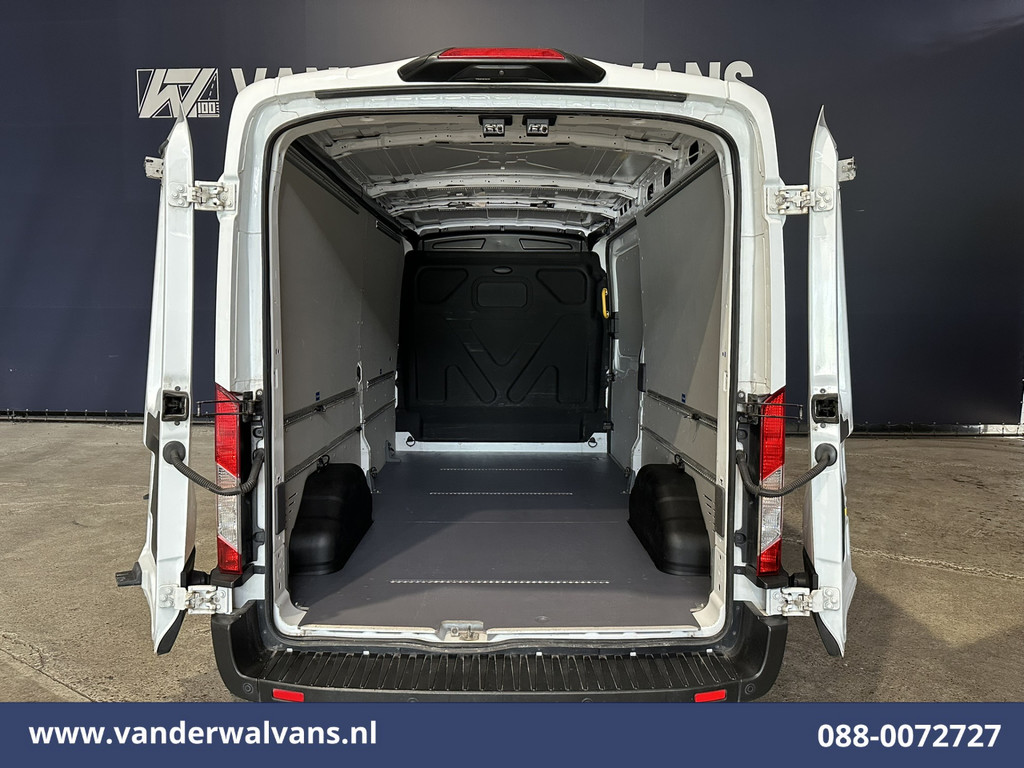 Ford Transit 2.0 TDCI 130pk L3H2 Euro6 Airco | Camera | Navigatie | Android Auto | Cruisecontrol | Parkeersensoren Stoelverwarming, Verwarmde voorruit, 2500kg trekvermogen, Bijrijdersbank 14