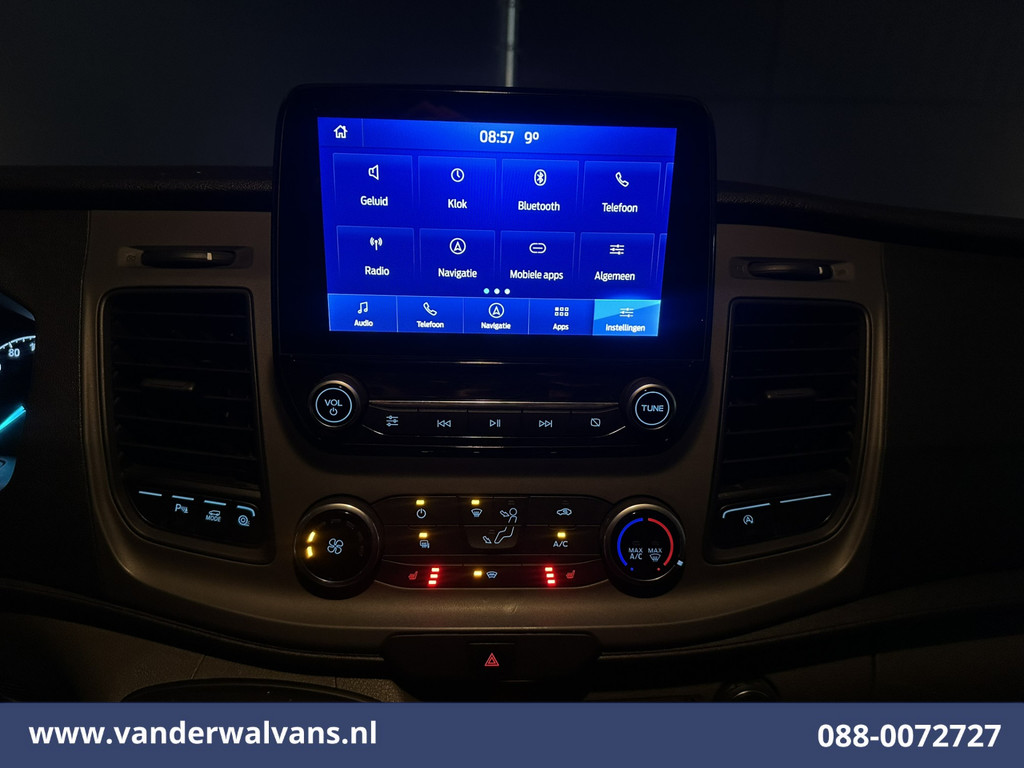 Ford Transit 2.0 TDCI 130pk L3H2 Euro6 Airco | Camera | Navigatie | Android Auto | Cruisecontrol | Parkeersensoren Stoelverwarming, Verwarmde voorruit, 2500kg trekvermogen, Bijrijdersbank 16