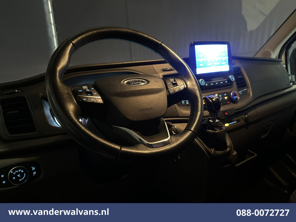Ford Transit 2.0 TDCI 130pk L3H2 Euro6 Airco | Camera | Navigatie | Android Auto | Cruisecontrol | Parkeersensoren Stoelverwarming, Verwarmde voorruit, 2500kg trekvermogen, Bijrijdersbank 18