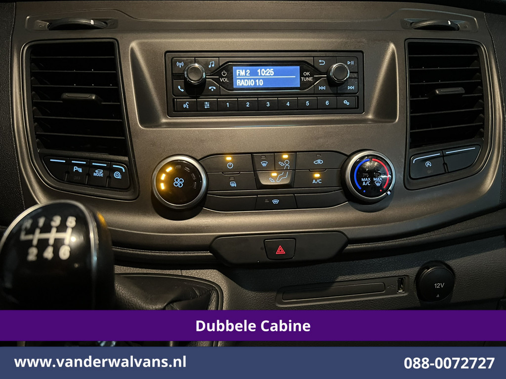 Ford Transit 2.0 TDCI 131pk L3H2 Dubbele Cabine Euro6 Airco | 6-Zits | LED | 2500kg Trekhaak | Cruisecontrol Verwarmde voorruit, Parkeersensoren 10