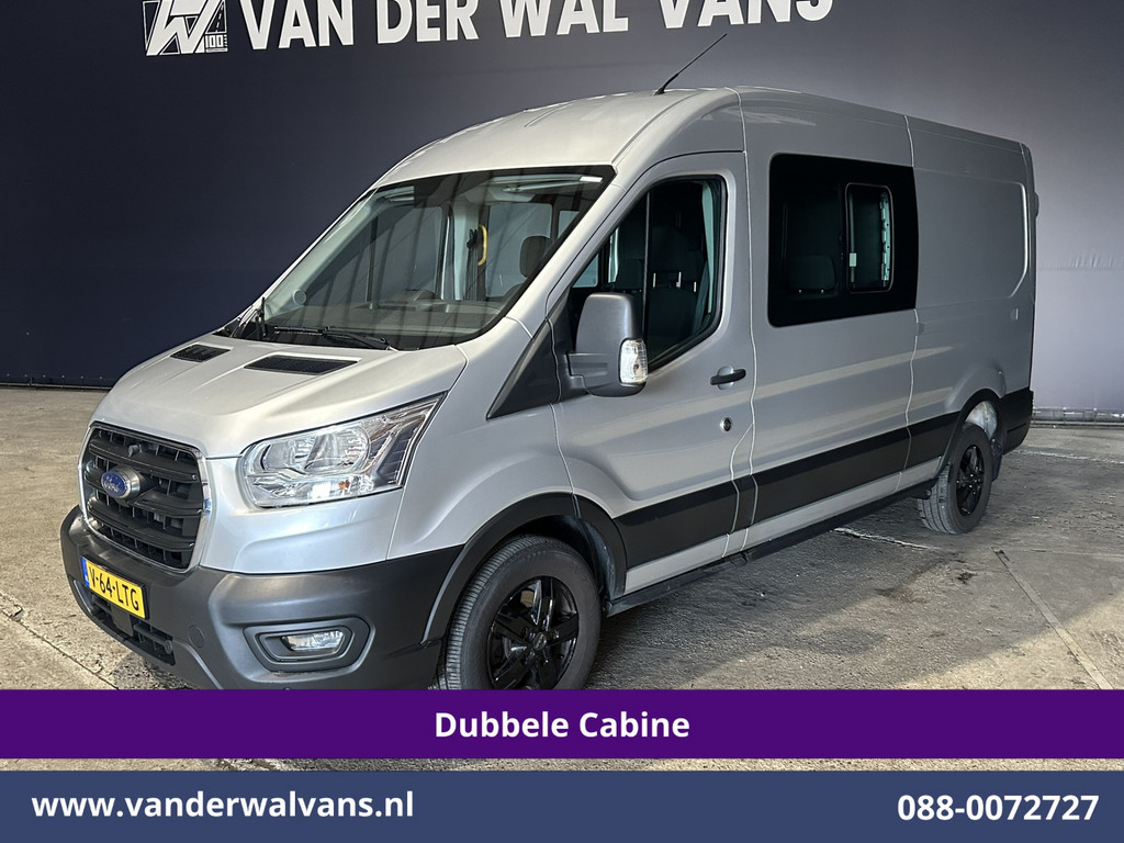 Ford Transit 2.0 TDCI 131pk L3H2 Dubbele Cabine Euro6 Airco | 6-Zits | LED | 2500kg Trekhaak | Cruisecontrol Verwarmde voorruit, Parkeersensoren 11