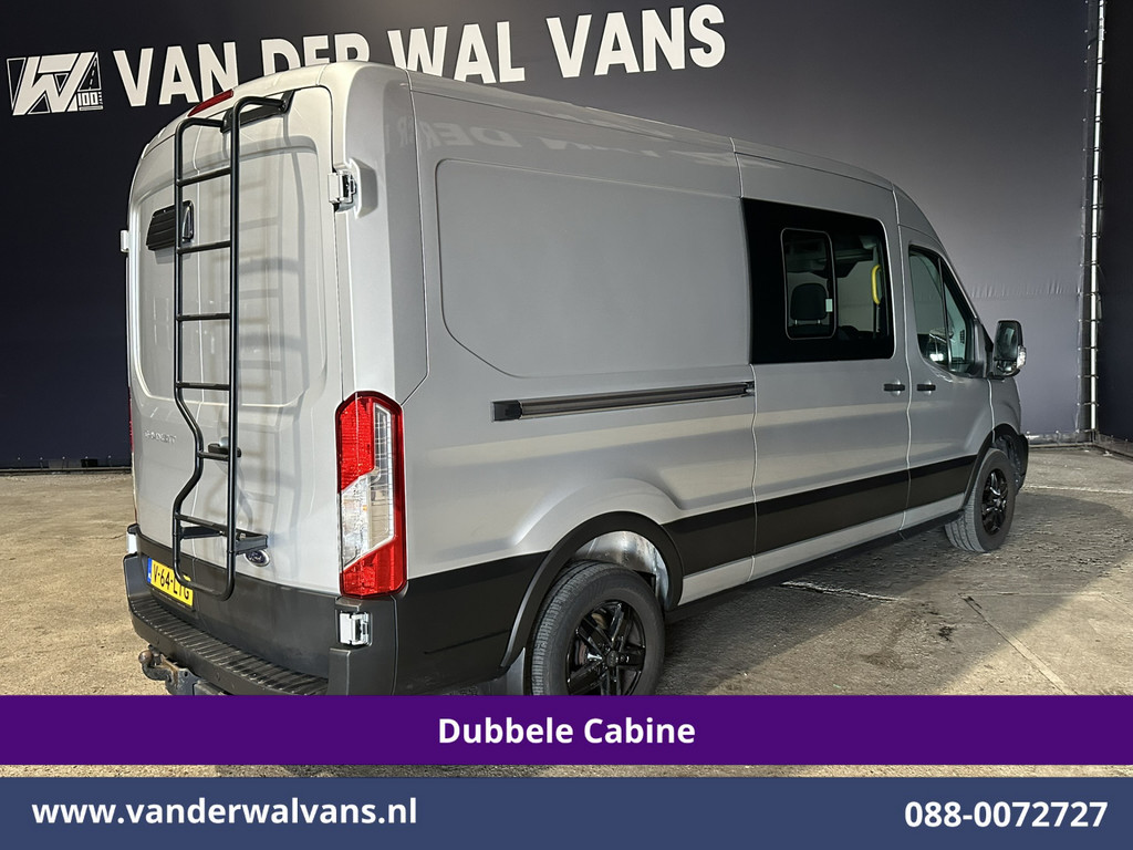 Ford Transit 2.0 TDCI 131pk L3H2 Dubbele Cabine Euro6 Airco | 6-Zits | LED | 2500kg Trekhaak | Cruisecontrol Verwarmde voorruit, Parkeersensoren 14